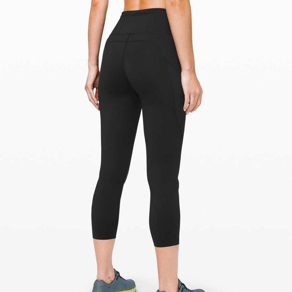 Lululemon Fast and Free High-Rise Crop‎ II 23" *Non-Reflective Size 4